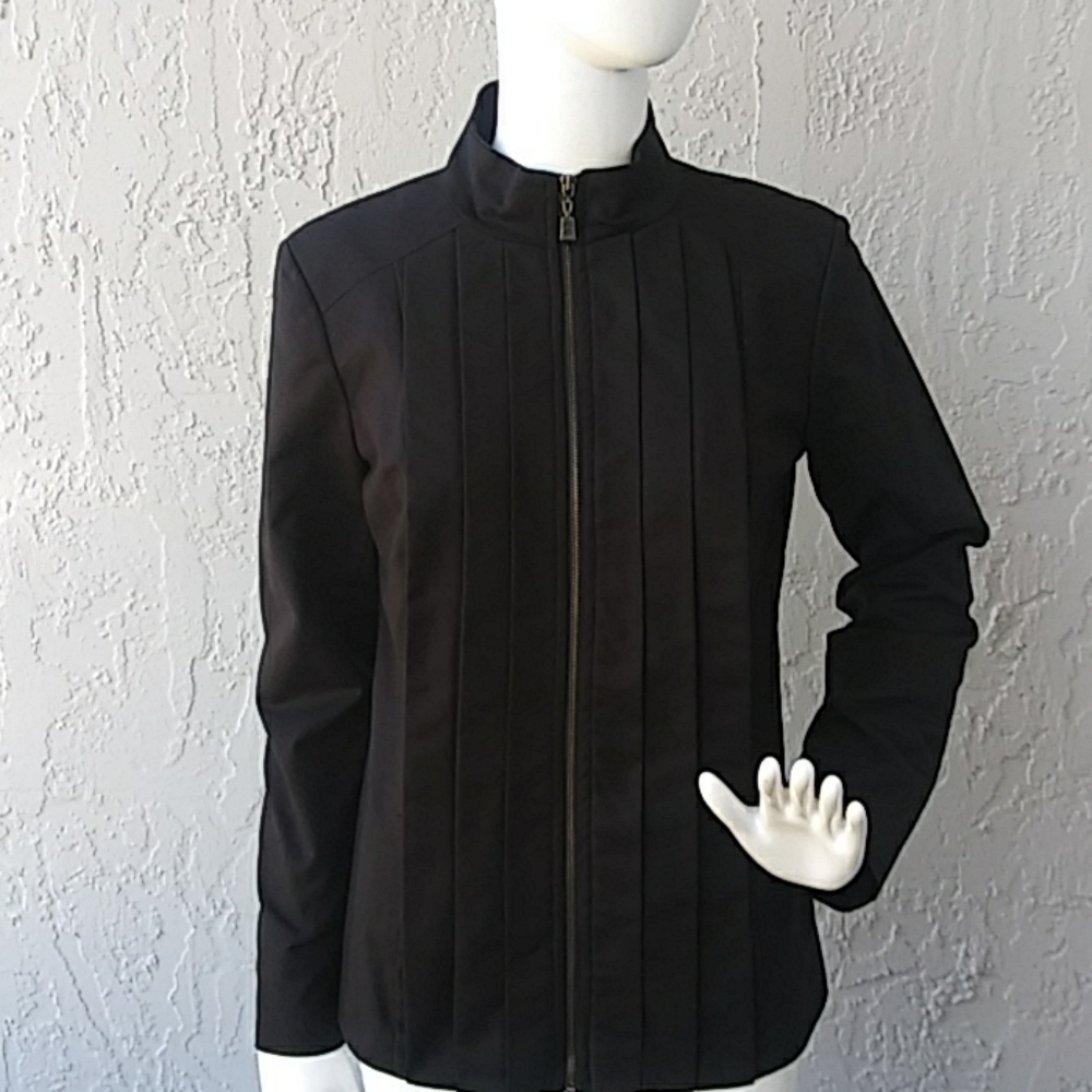 Chloe Madison Women's Cotton Pleated Jacket